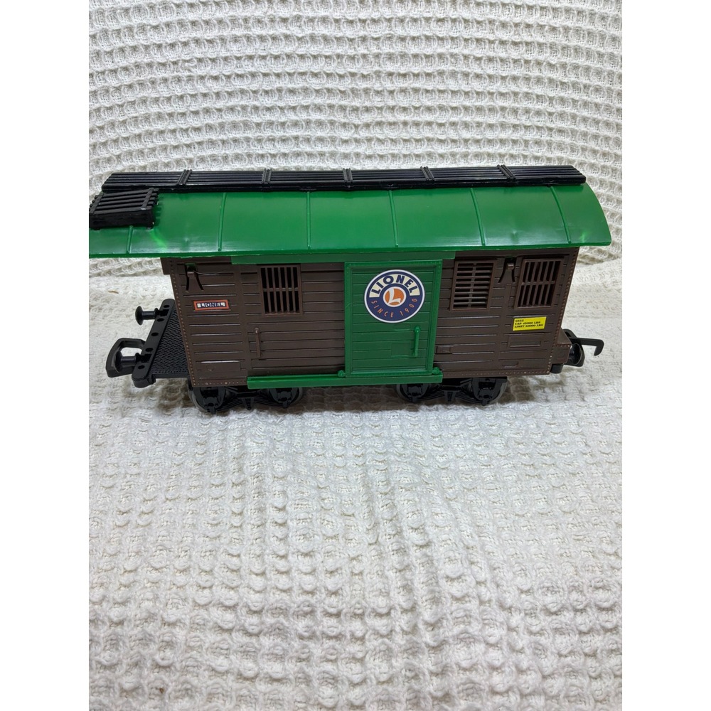 G Scale Kids Lionel Boxcar Freight Train 6533 Green Brown